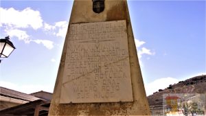 Aguatón. Teruel. Aragón. Monumento Héroes de Cuba.
