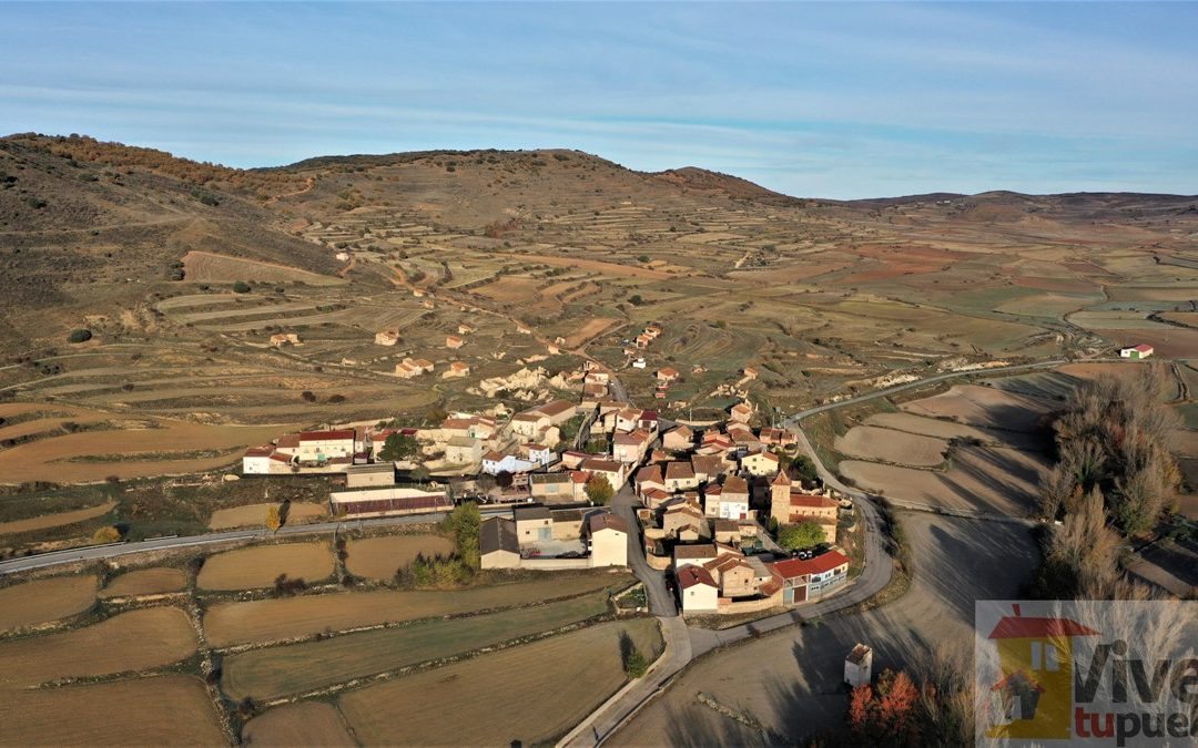 Aguatón. Teruel. Aragón. Vista aérea.