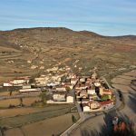 Aguatón. Teruel. Aragón. Vista aérea.