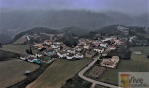Arandilla del Arroyo. Cuenca. Castilla La Mancha. Vista aérea.