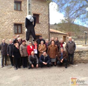 Baños de Tajo. Guadalajara. Castilla La Mancha. El Judas, Se quema en Semana Santa