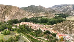 Cigudosa. Soria. Castilla y León. Vista aérea.