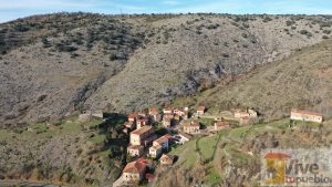 Gallinero de Cameros. La Rioja. Vista aérea.