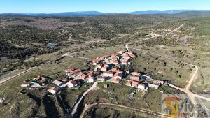 Herrera de Soria. Soria. Castilla y León. Vista aérea.
