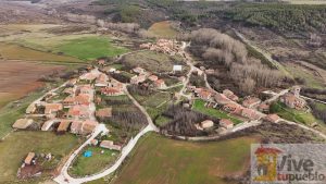 Jaramillo Quemado. Burgos. Castilla y León. Vista aérea.