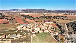 La Quiñonería-Peñalcázar. Soria. Castilla y León. Vista aérea.