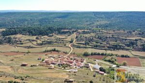 Salcedillo. Teruel. Aragón. Vista aérea.