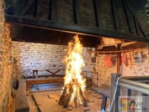 Carrascosa de la Sierra.Soria. Castilla y León. Cocina comunal.